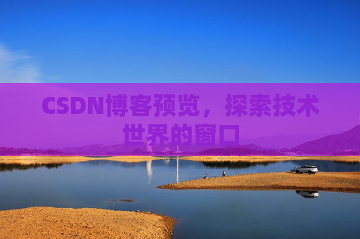 CSDN博客预览，探索技术世界的窗口